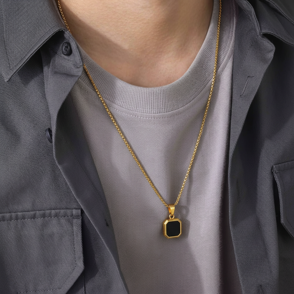 Gold Black Onyx