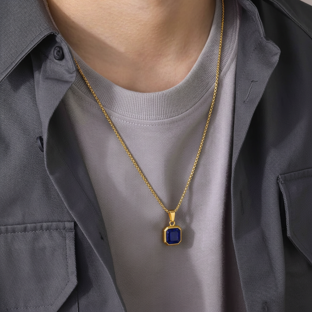 Gold Blue Sapphire