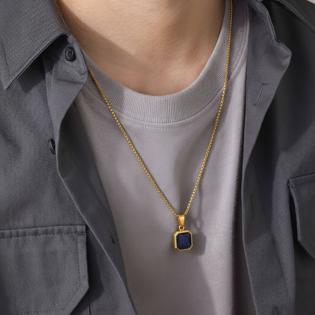 Gold Lapis Blue